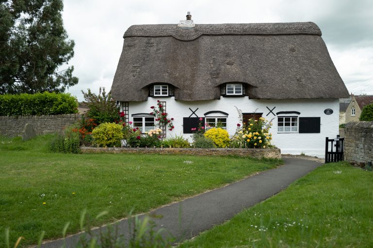 heritage style windows in a cheltenham thatched cottage